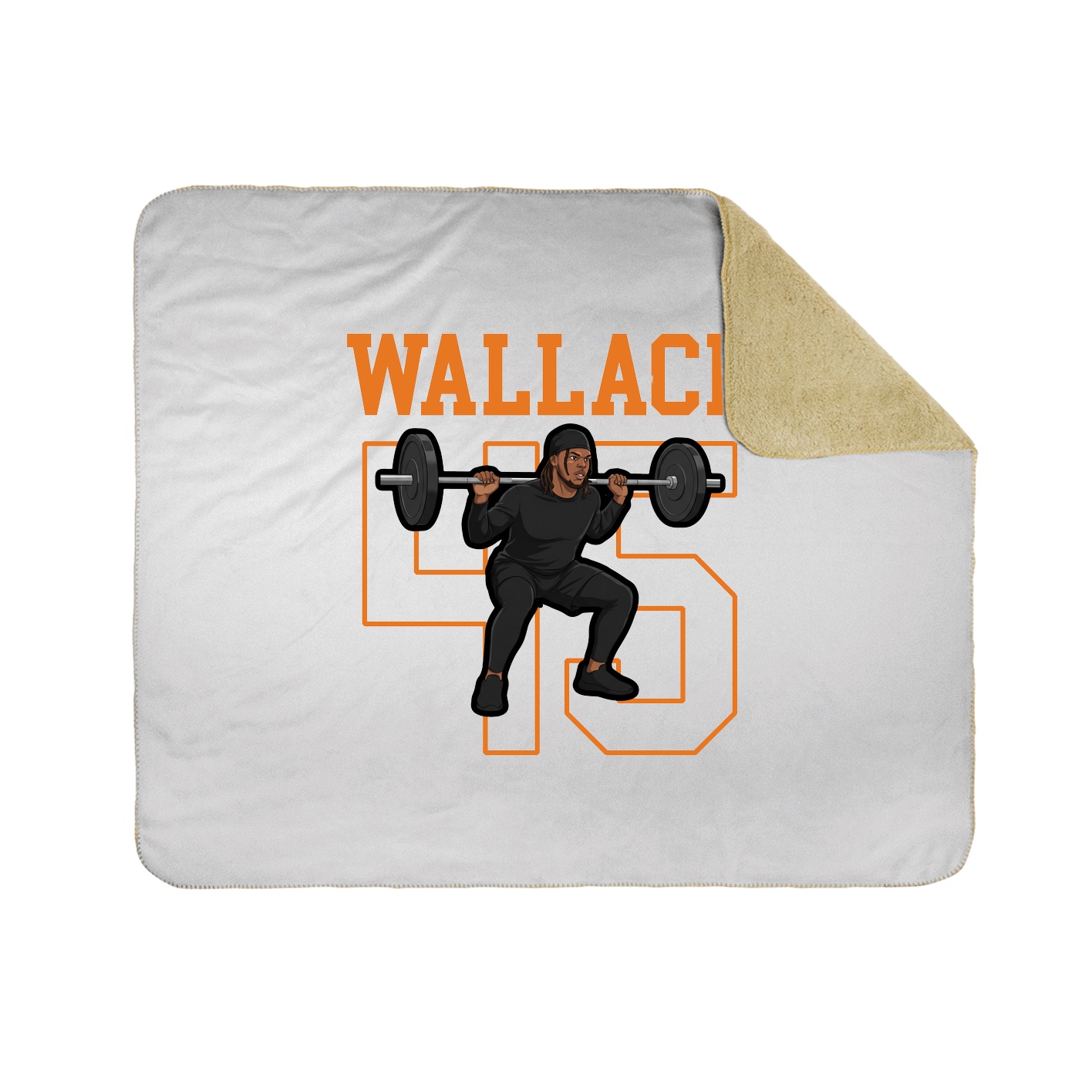 Throw Blanket — Shirsey in White