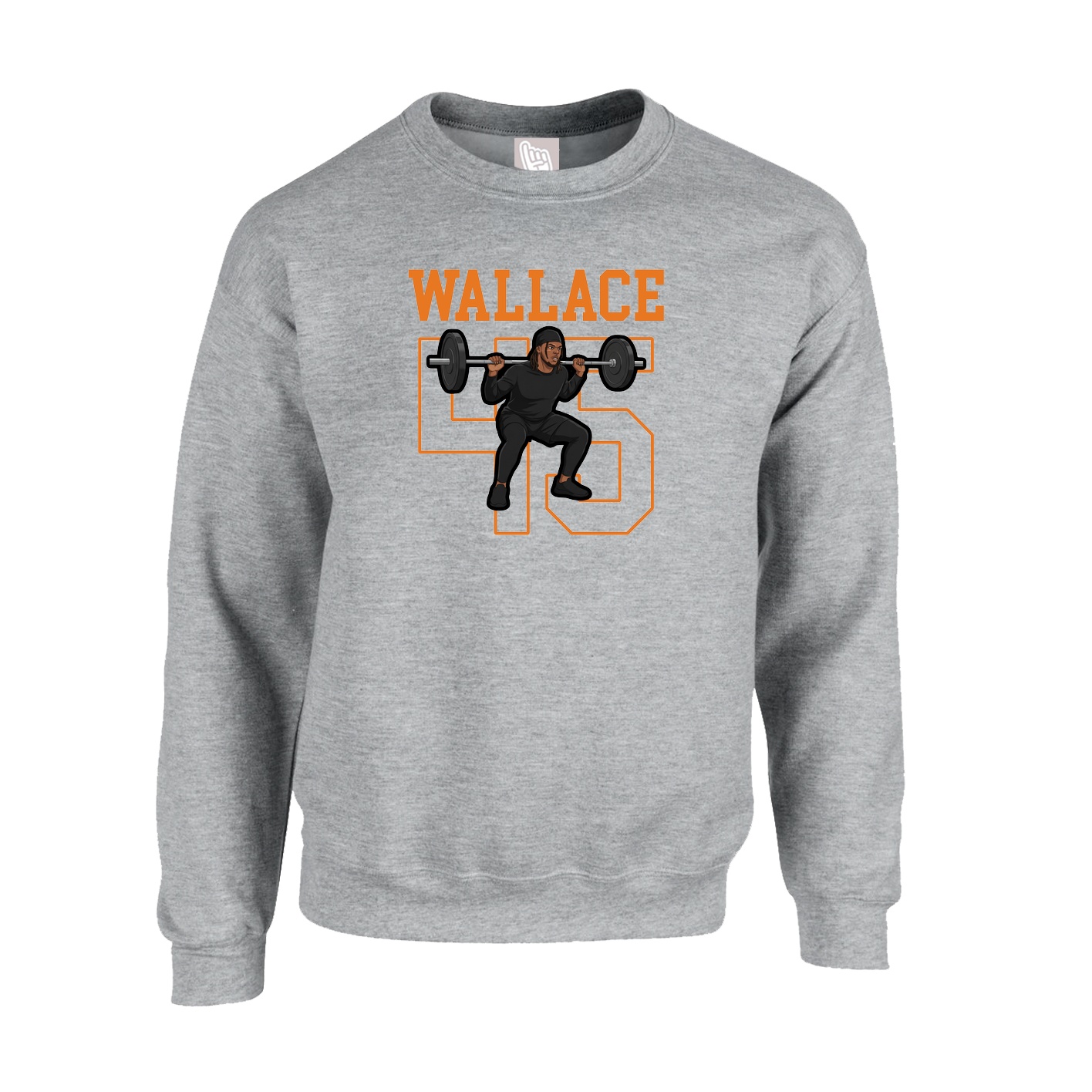 Fleece Crew — Shirsey in Grey