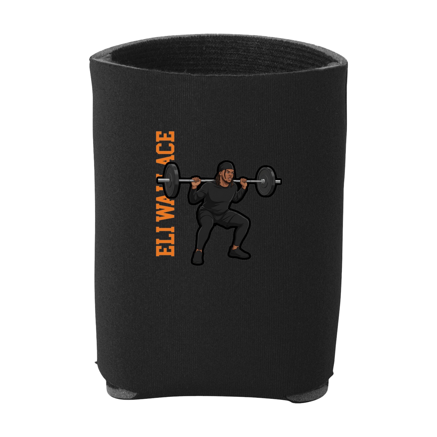 Can Holder — Name Vertical in Black