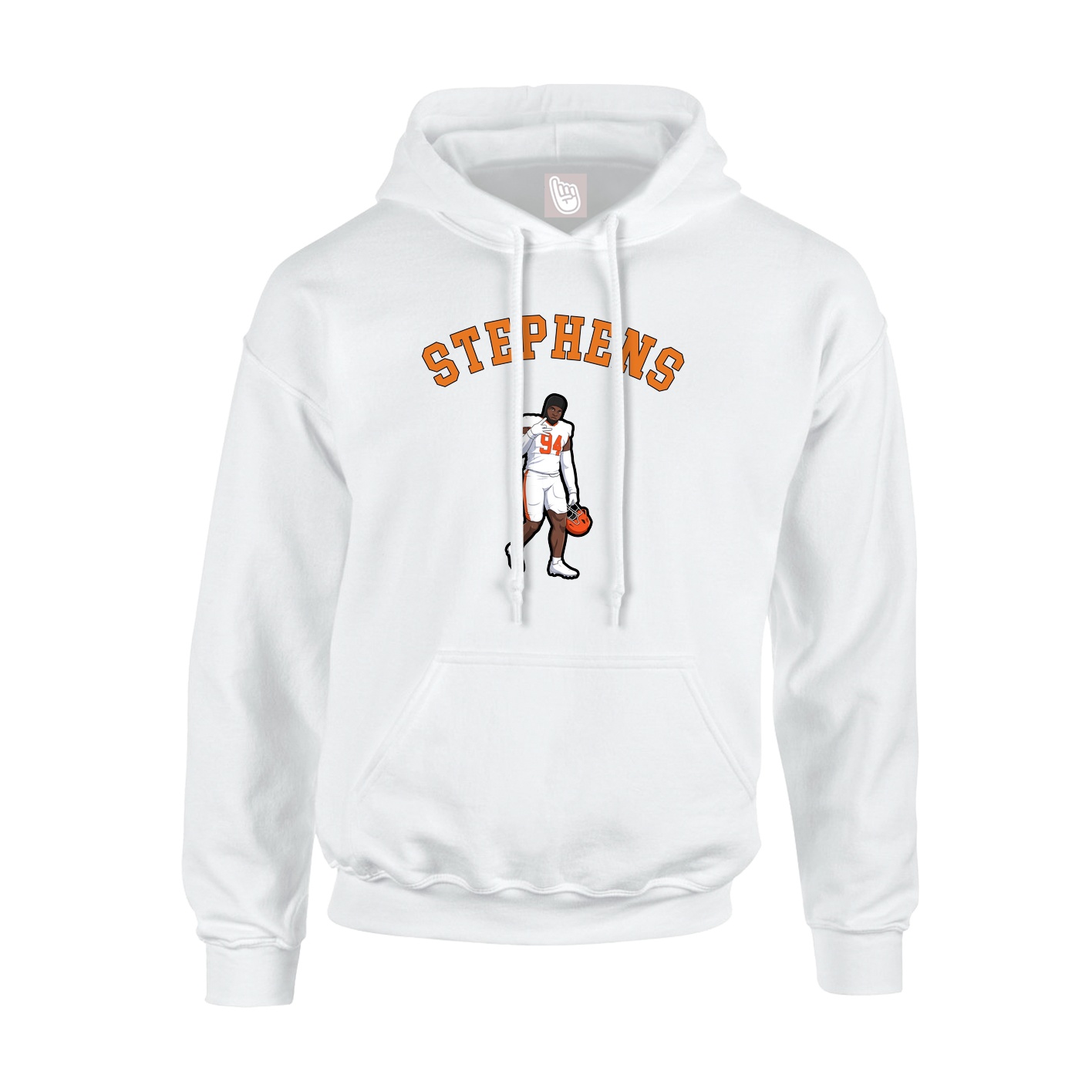 Hoodie — Shirsey Arch in White