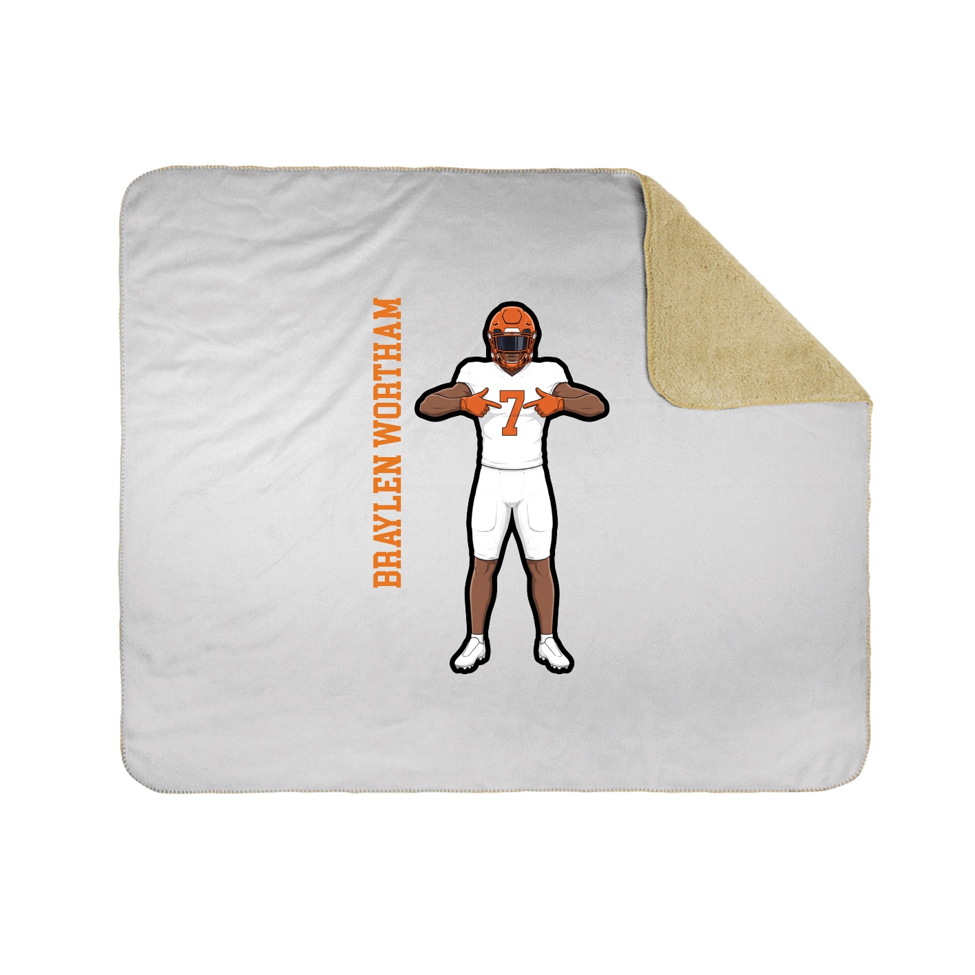 50x60 Sherpa Lined Throw Blanket