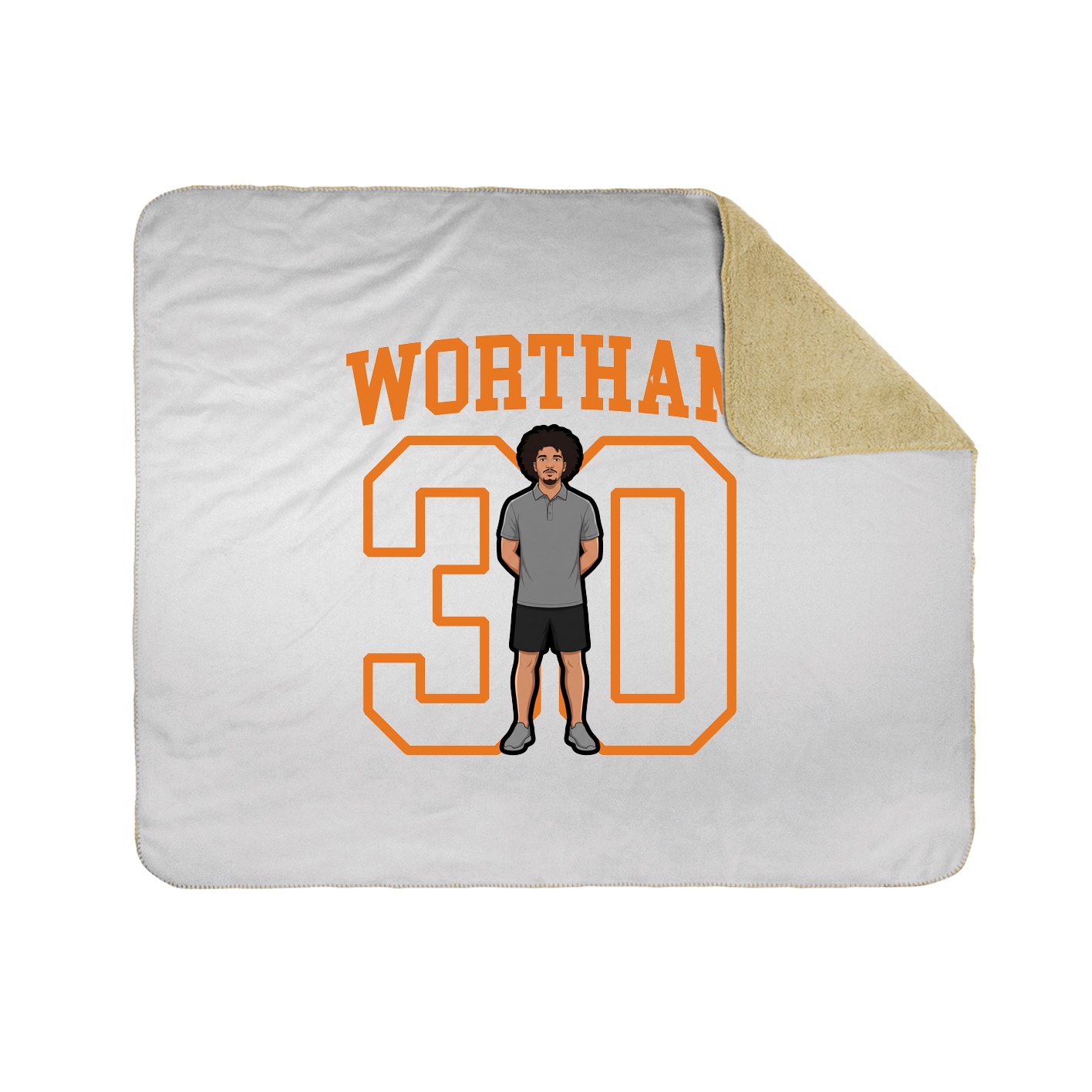 50x60 Sherpa Lined Throw Blanket