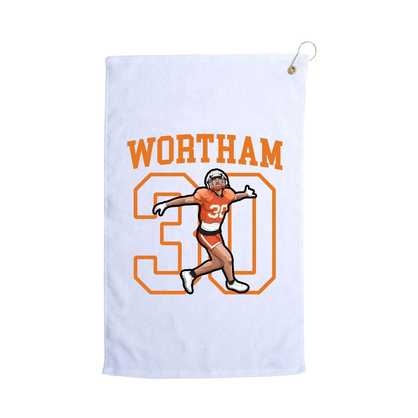 Golf Towel — Shirsey in White