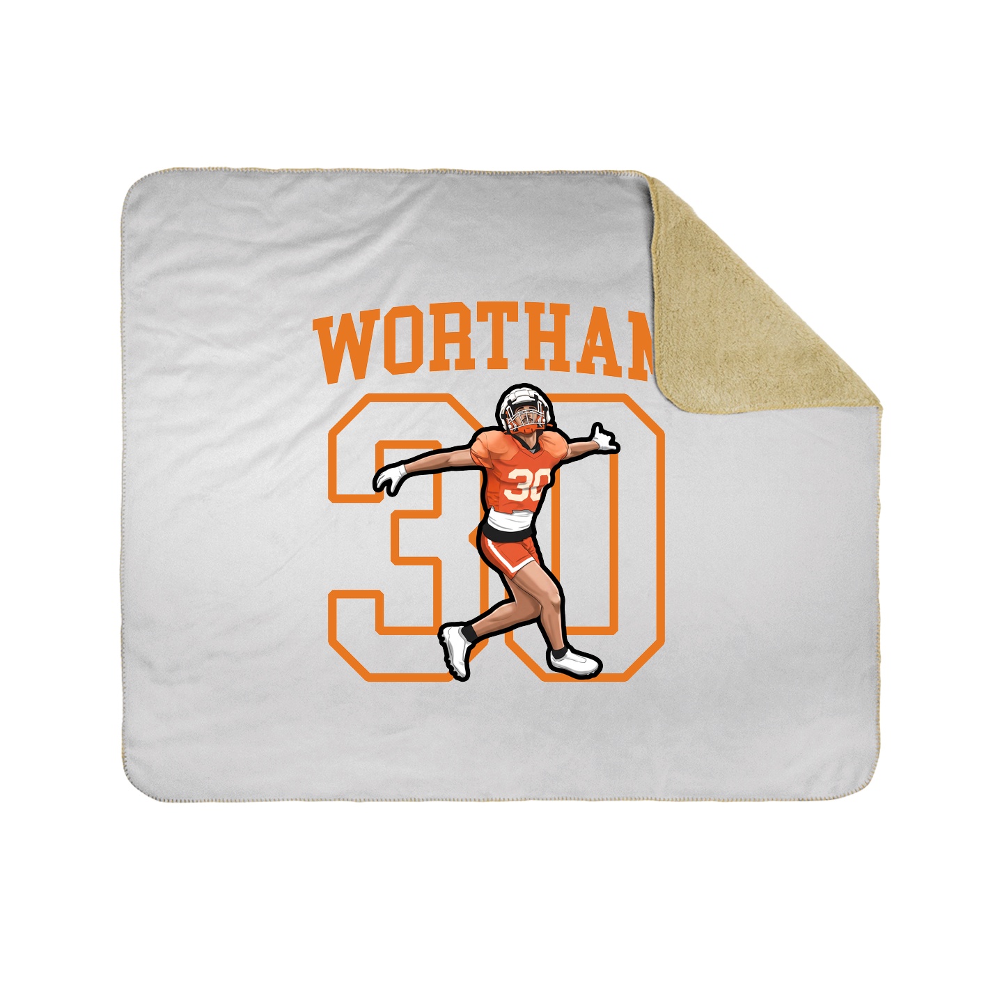 50x60 Sherpa Lined Throw Blanket