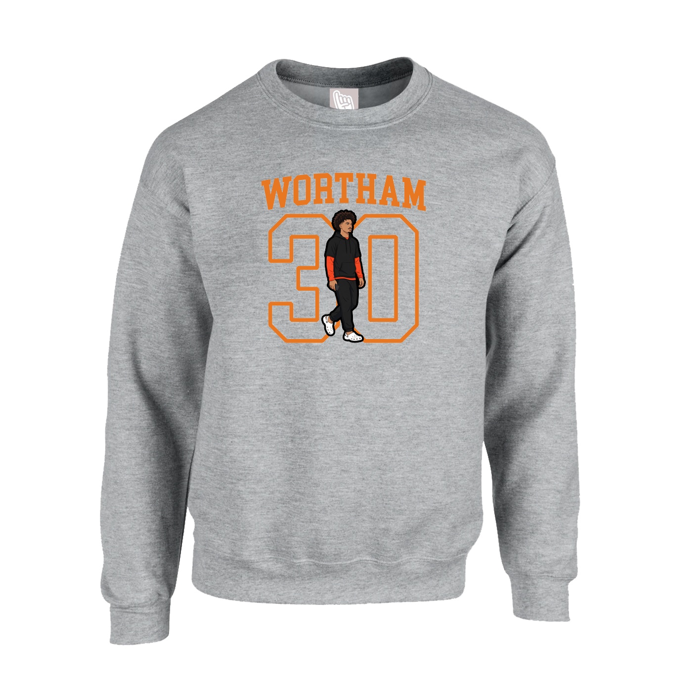 Fleece Crew — Shirsey in Grey