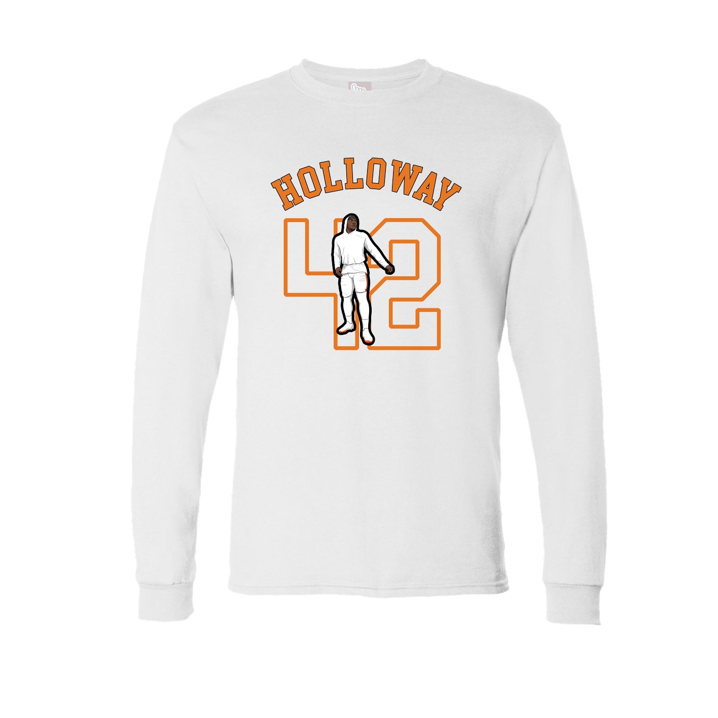 Long Sleeve Tee — Shirsey Arch in White