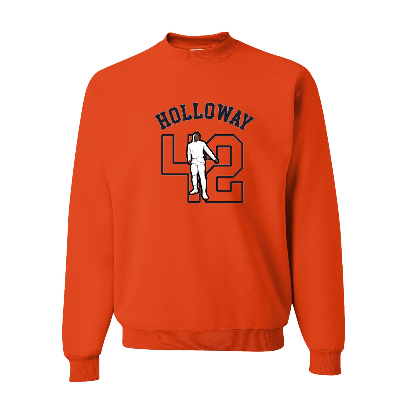 Fleece Crew — Shirsey Arch in Orange