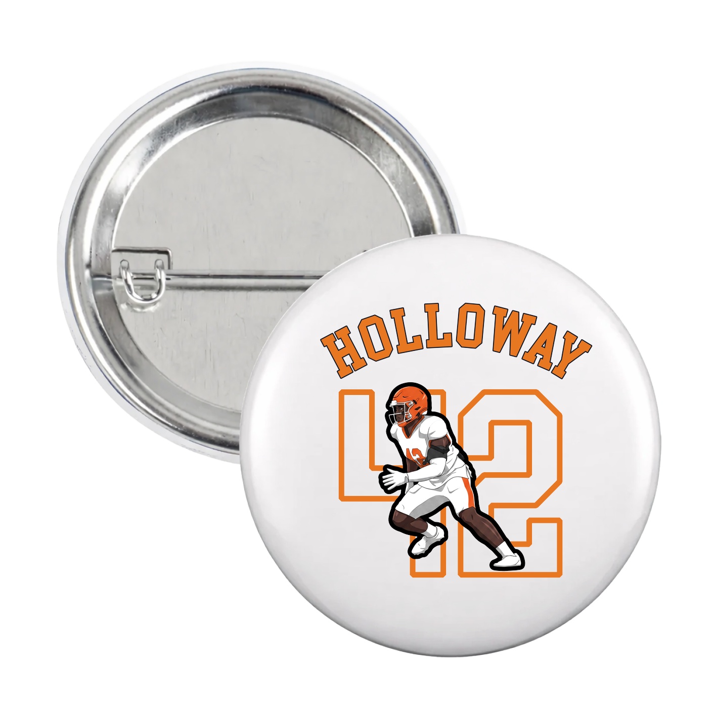 Game Day Button — Shirsey Arch in White