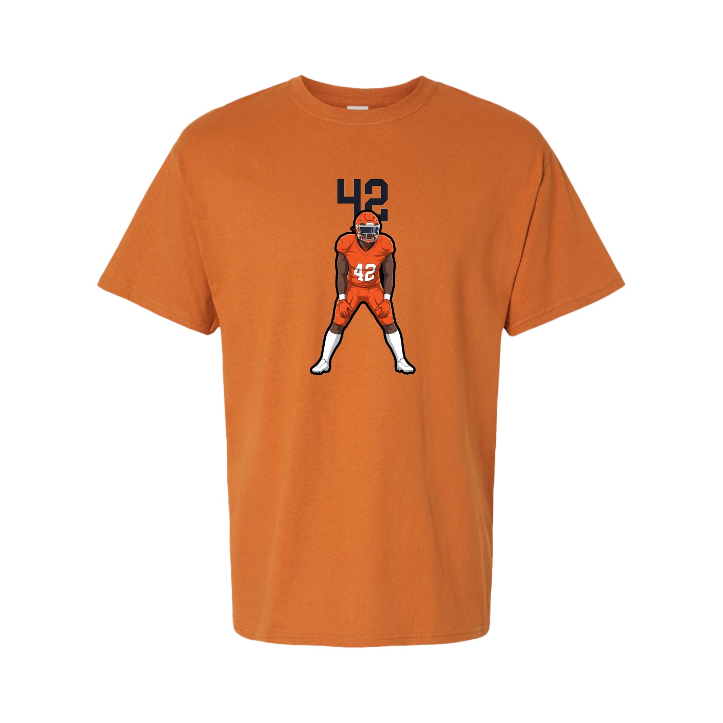 Tee — Number Top in Orange