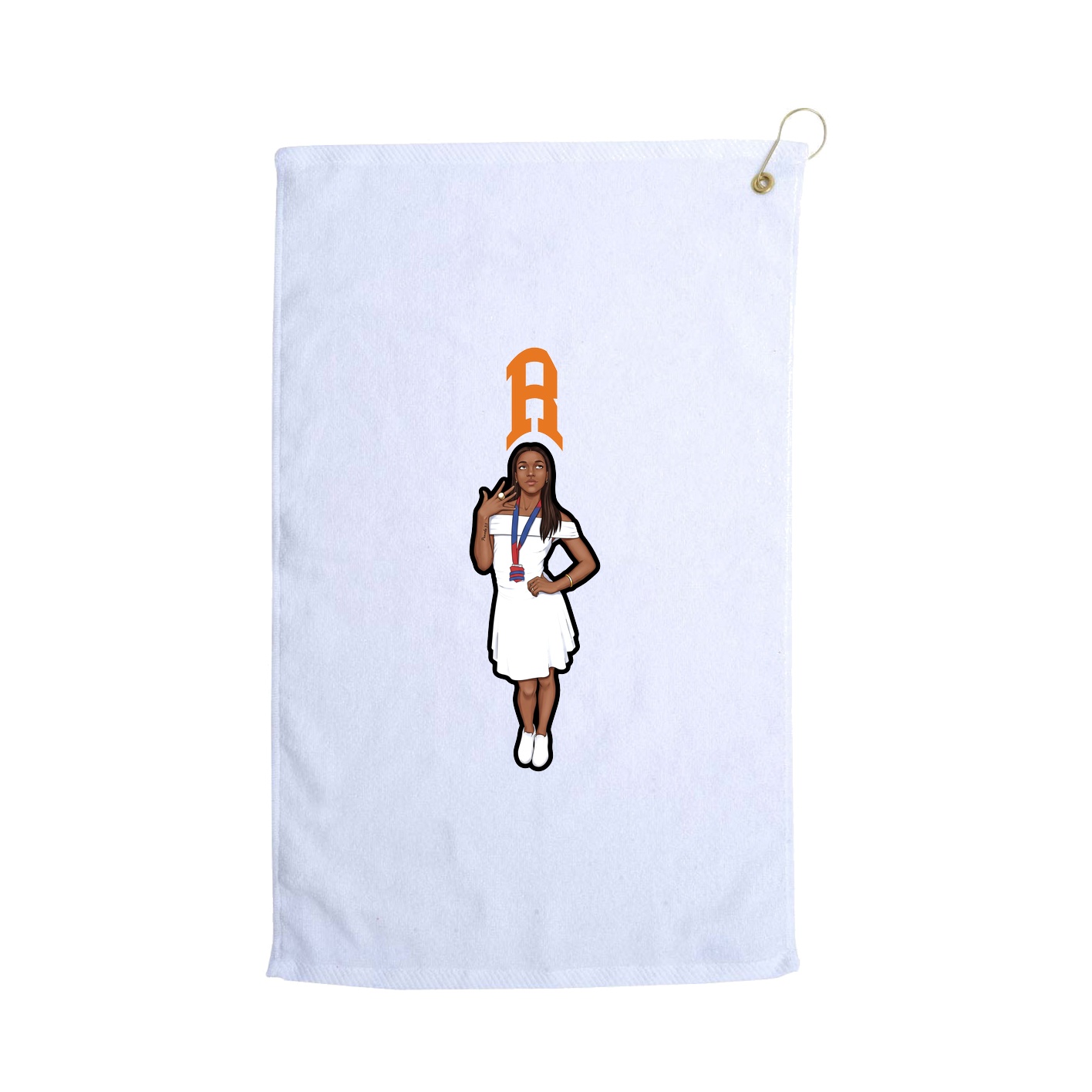 Golf Towel — Shirsey in White