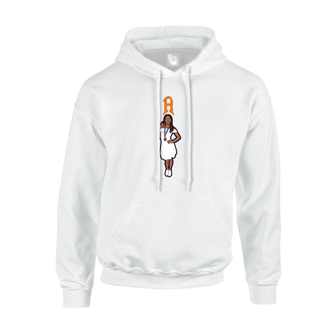 Hoodie — Shirsey in White