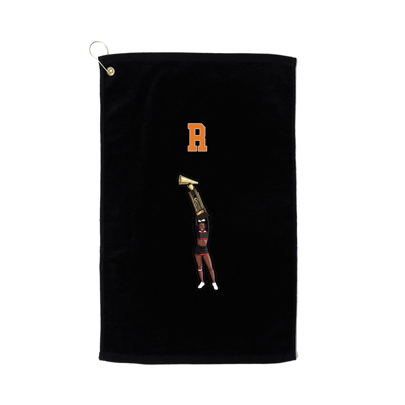 Golf Towel — Shirsey Arch in Black