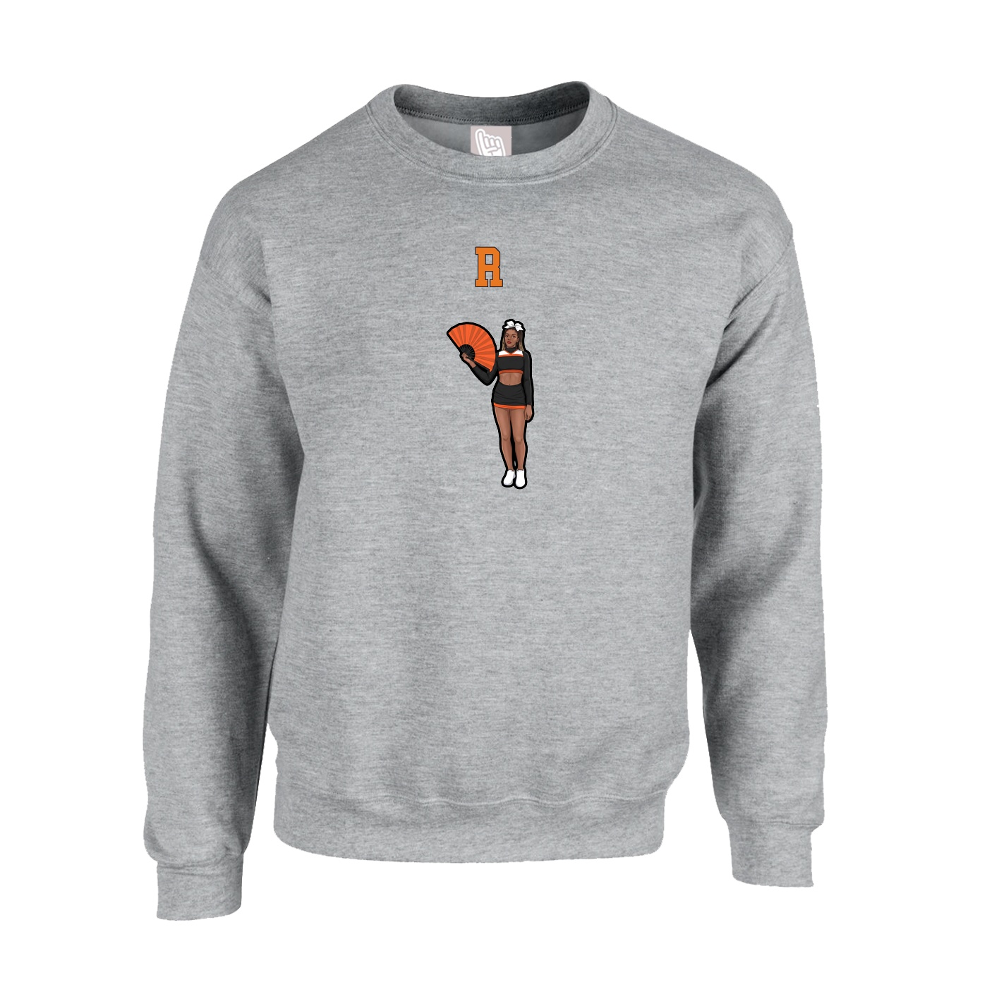 Fleece Crew — Shirsey Arch in Grey