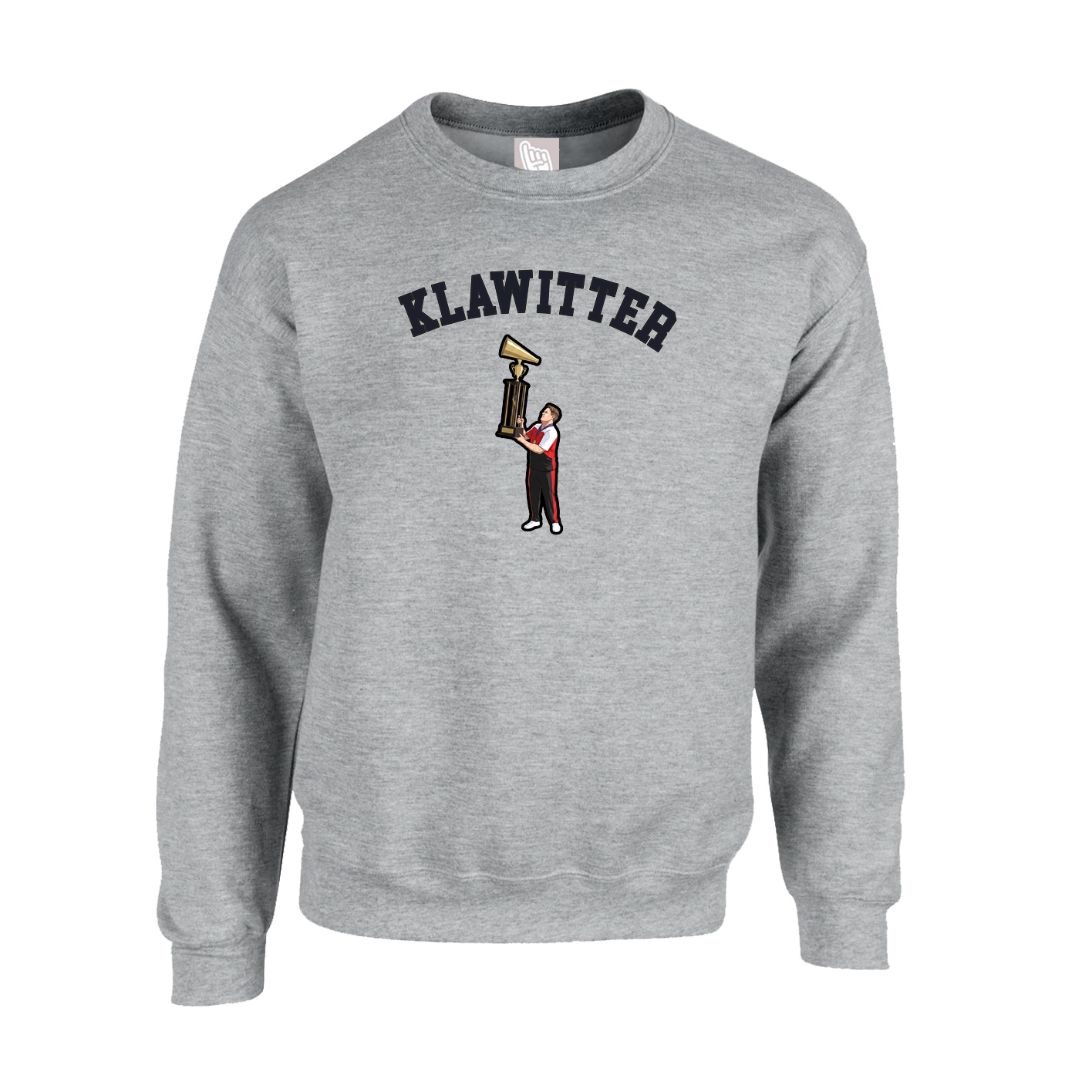 Fleece Crew — Shirsey Arch in Grey