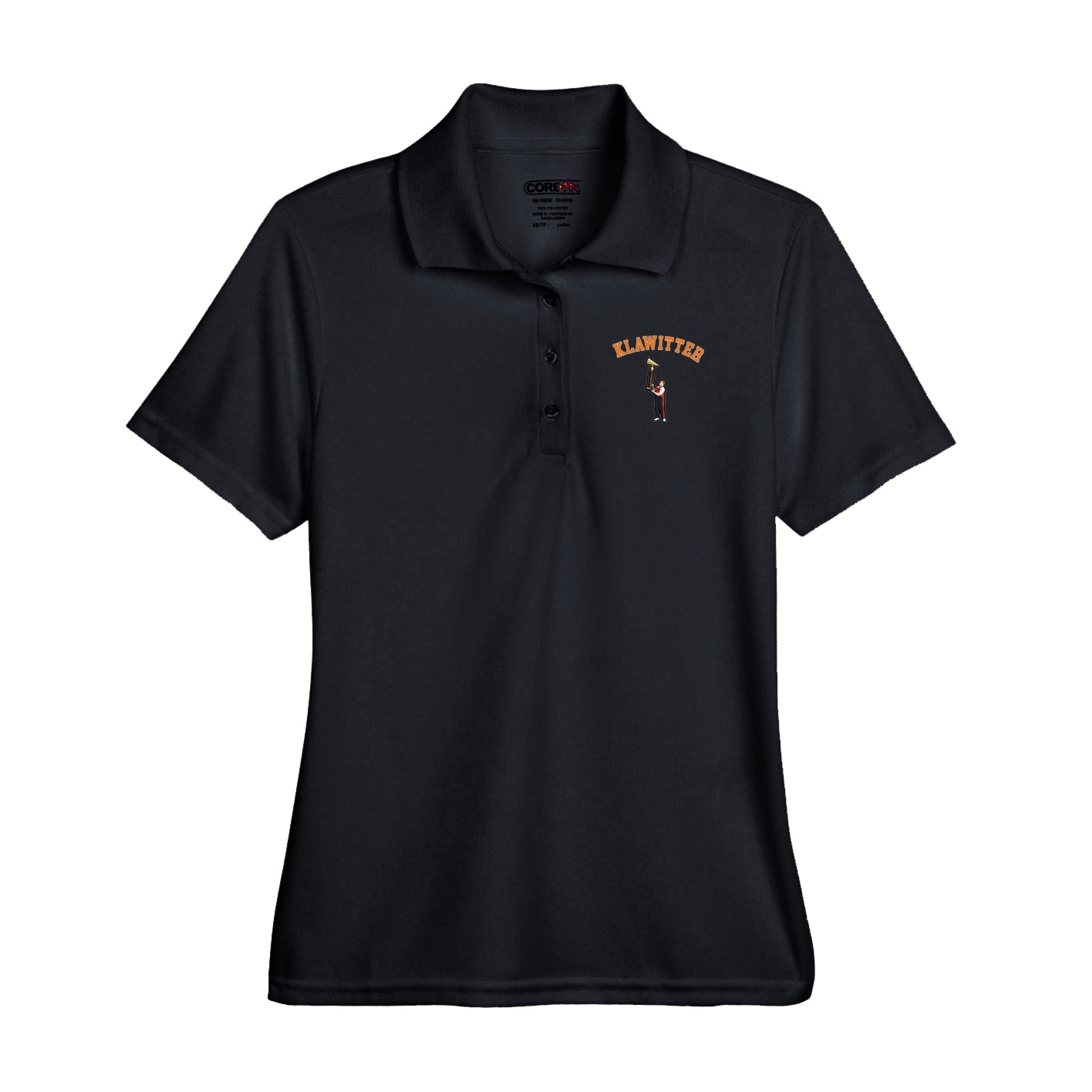 Performance Polo — Shirsey Arch in Black