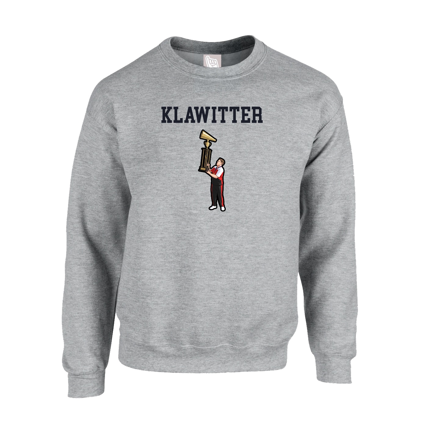 Fleece Crew — Shirsey in Grey