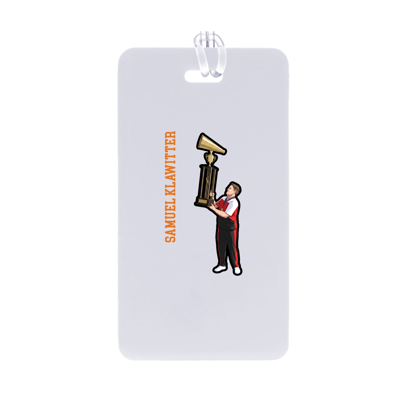 Bag Tag — Name Vertical in Classic