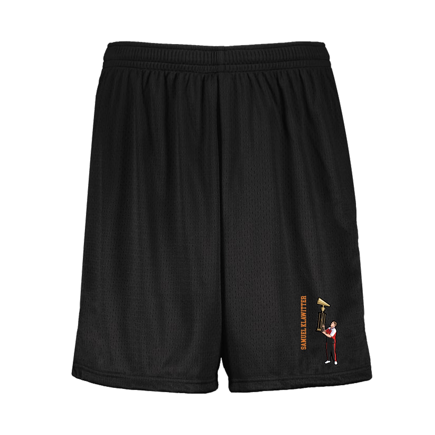 Shorts — Name Vertical in Black