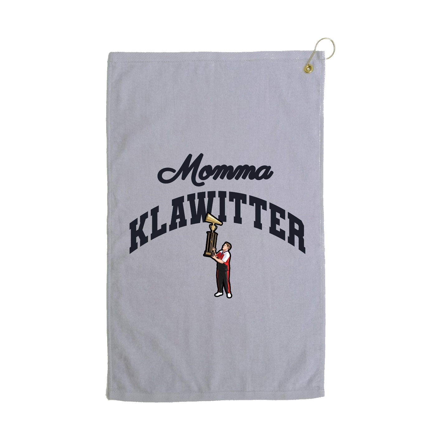 Golf Towel — Mothers Day Arch in Grey