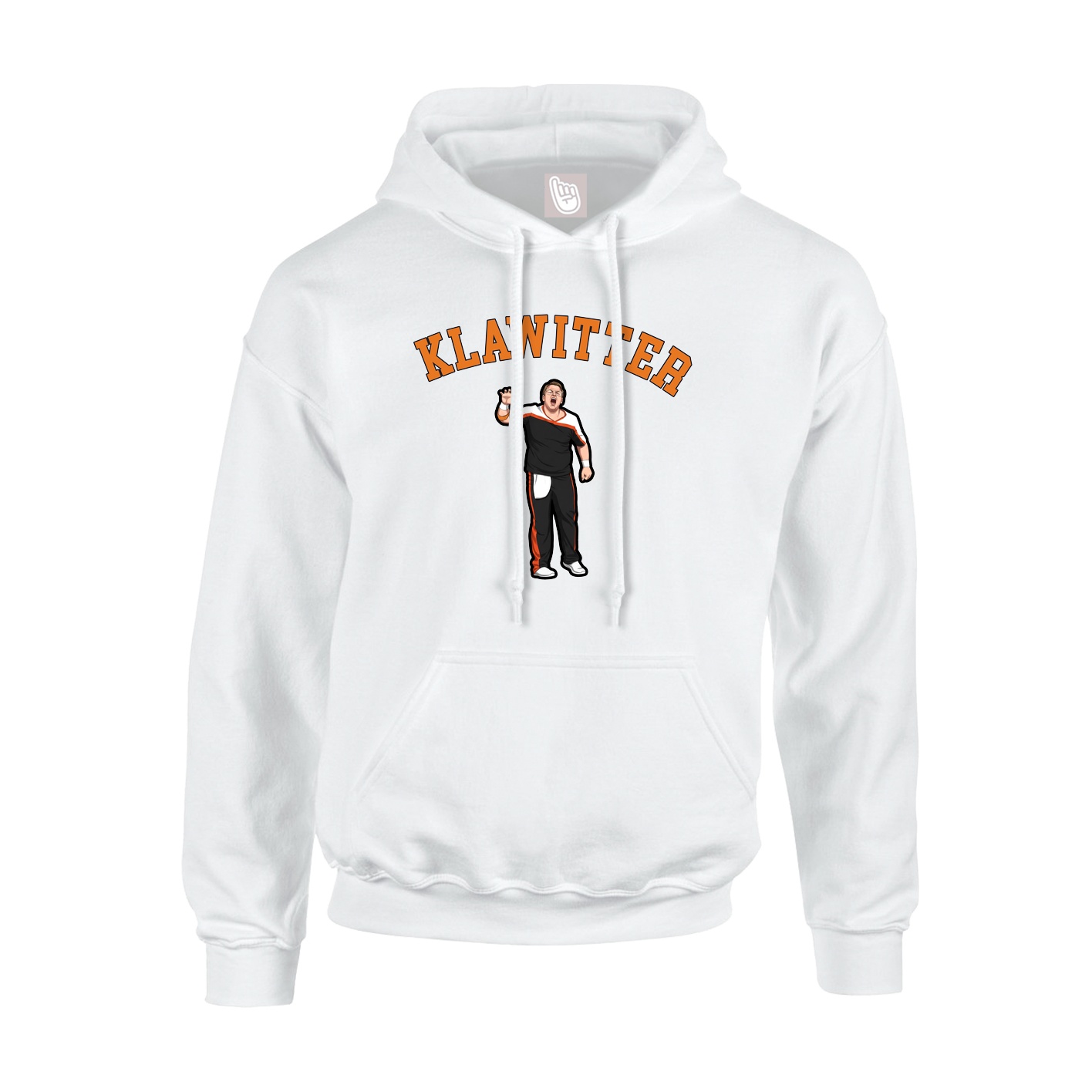 Youth Hoodie — Shirsey Arch in White