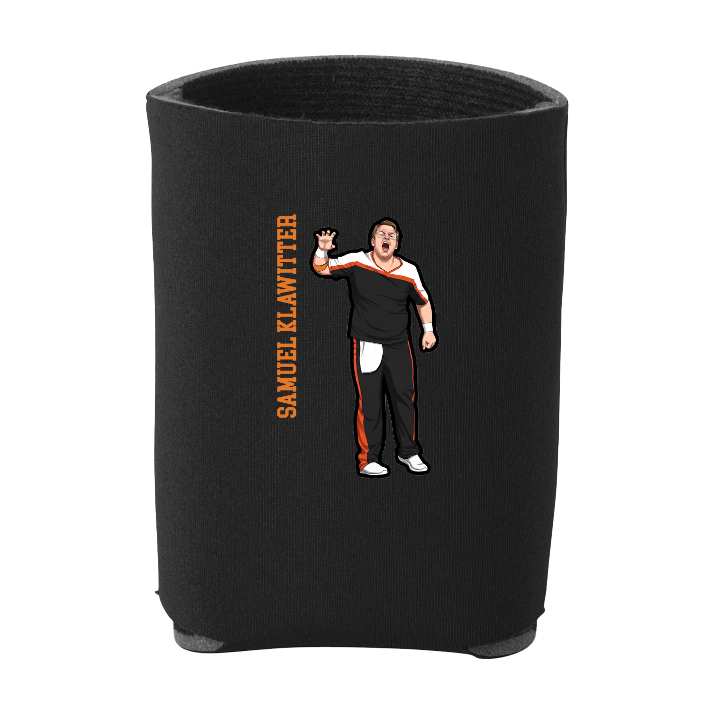 Can Holder — Name Vertical in Black