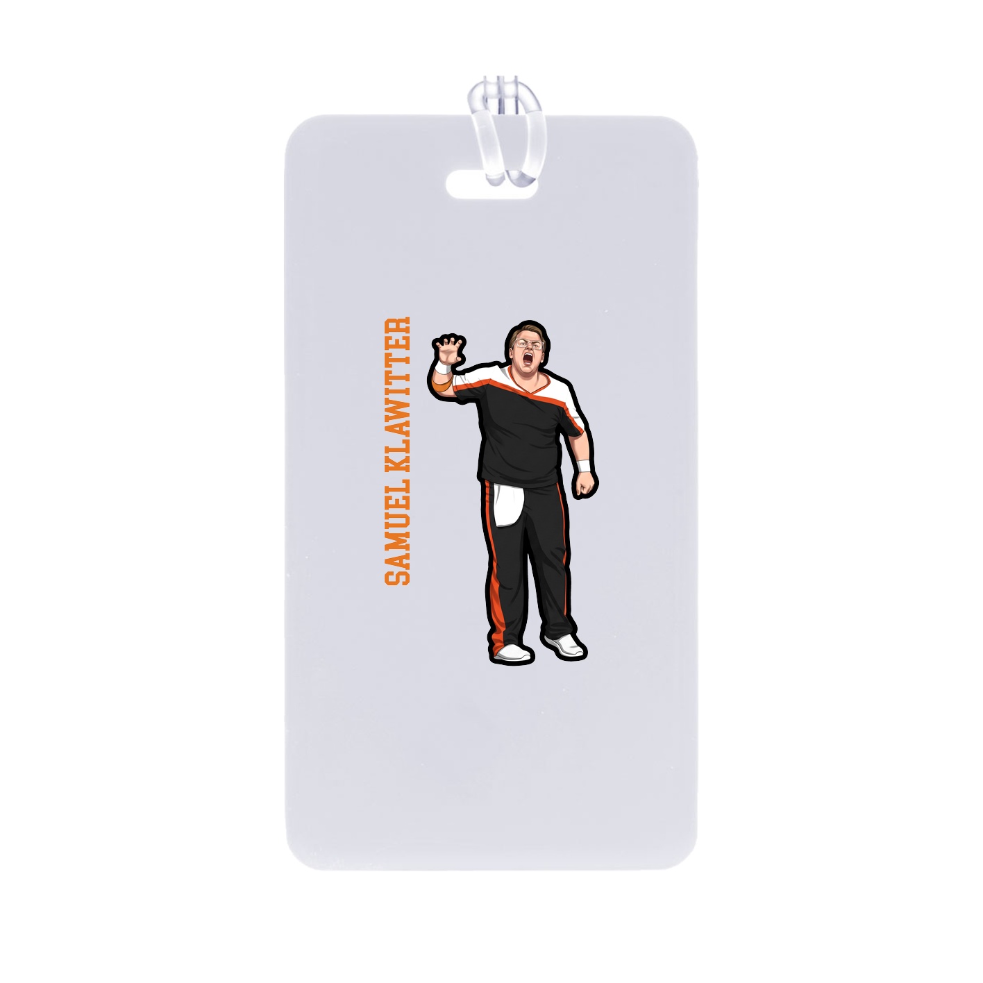 Bag Tag — Name Vertical in Classic