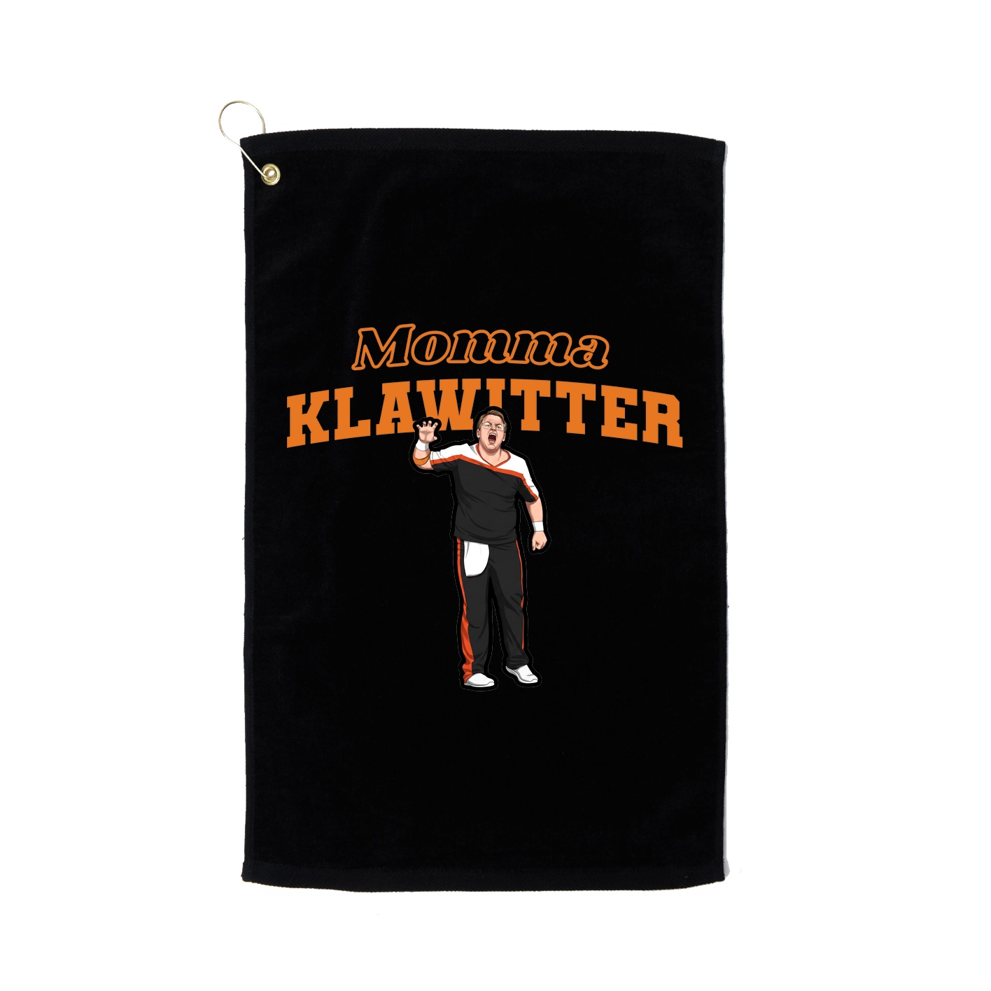 Golf Towel — Mothers Day Block in Black