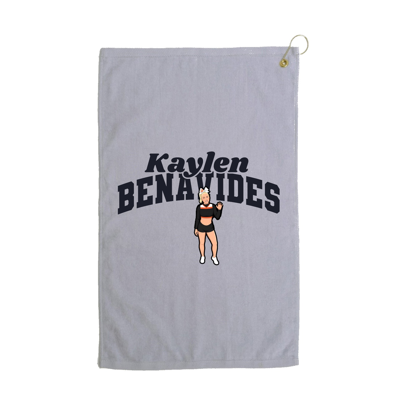 Golf Towel — Signature Arch in Grey