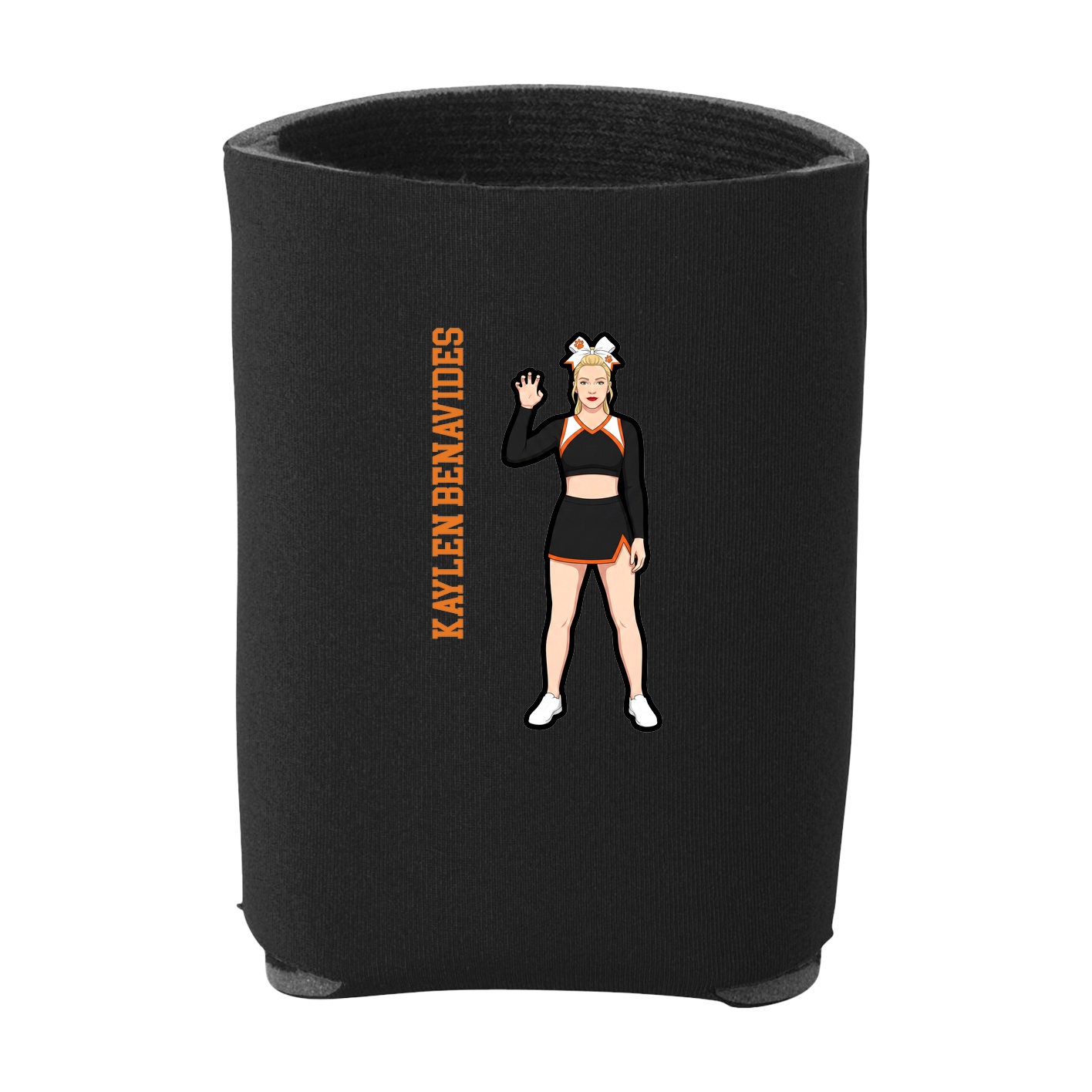 Can Holder — Name Vertical in Black