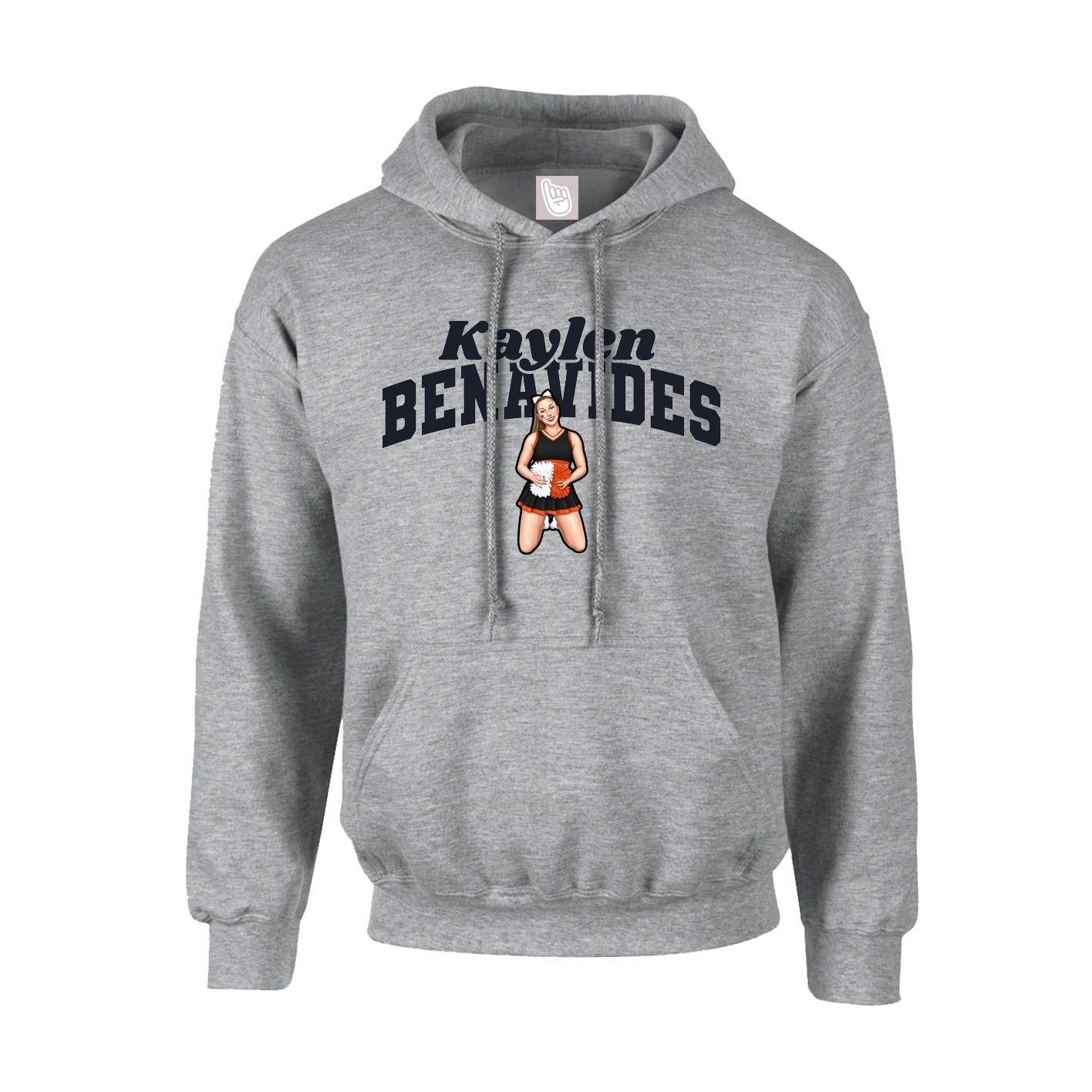 Hoodie — Signature Arch in Grey