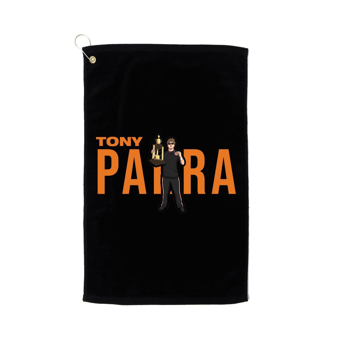 Golf Towel — Player Name in Black