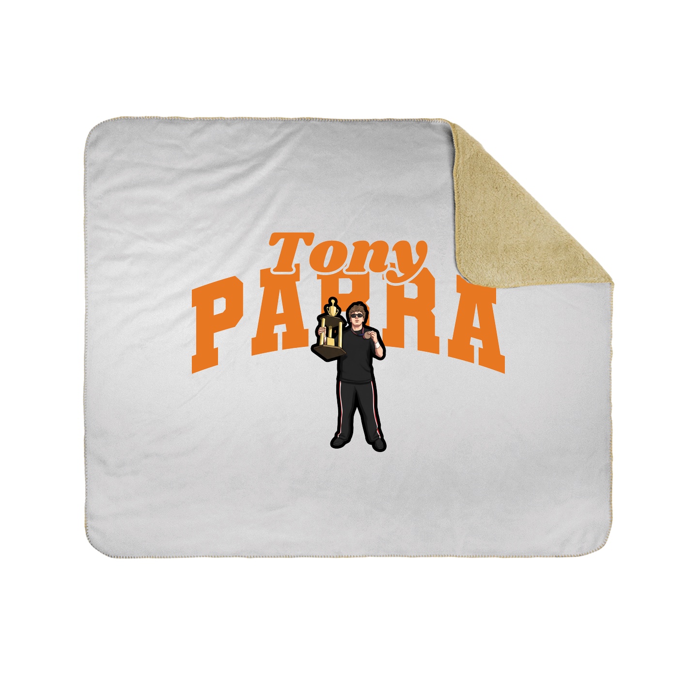 Throw Blanket — Signature Arch in White