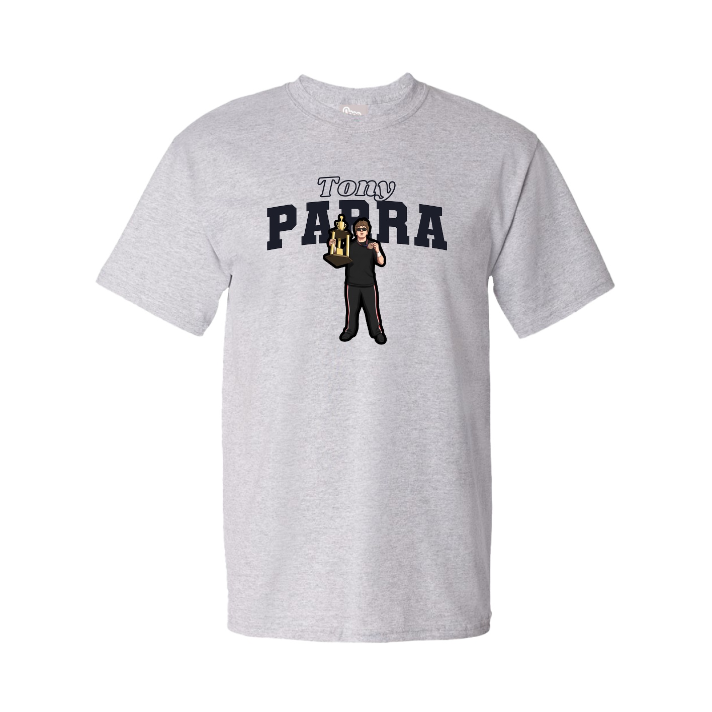 Tee — Name Arch in Grey