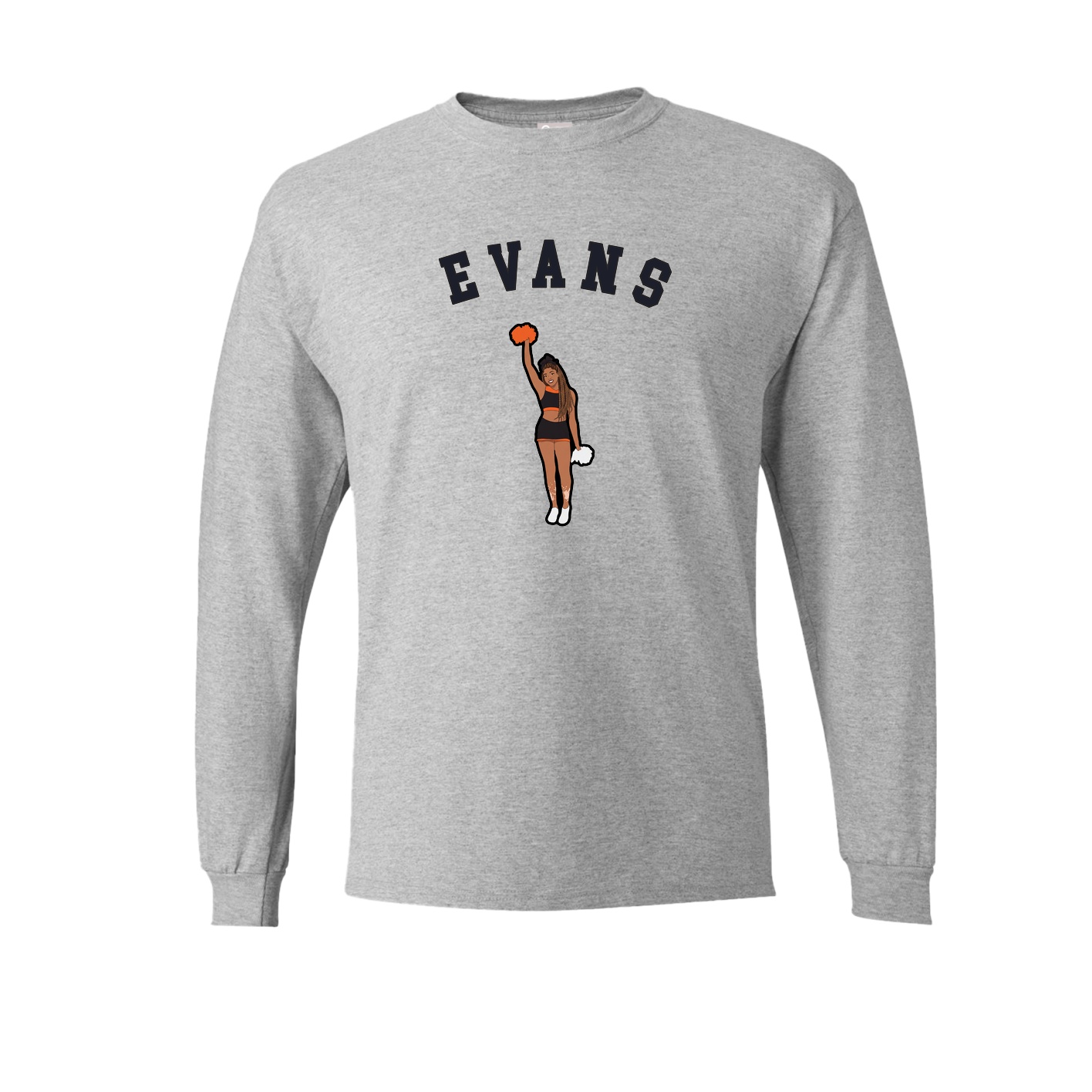 Long Sleeve Tee — Shirsey Arch in Grey