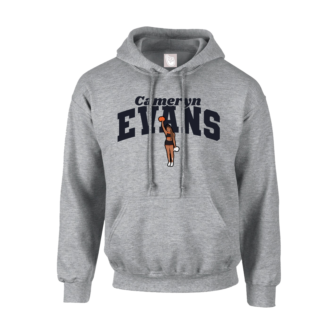 Hoodie — Signature Arch in Grey