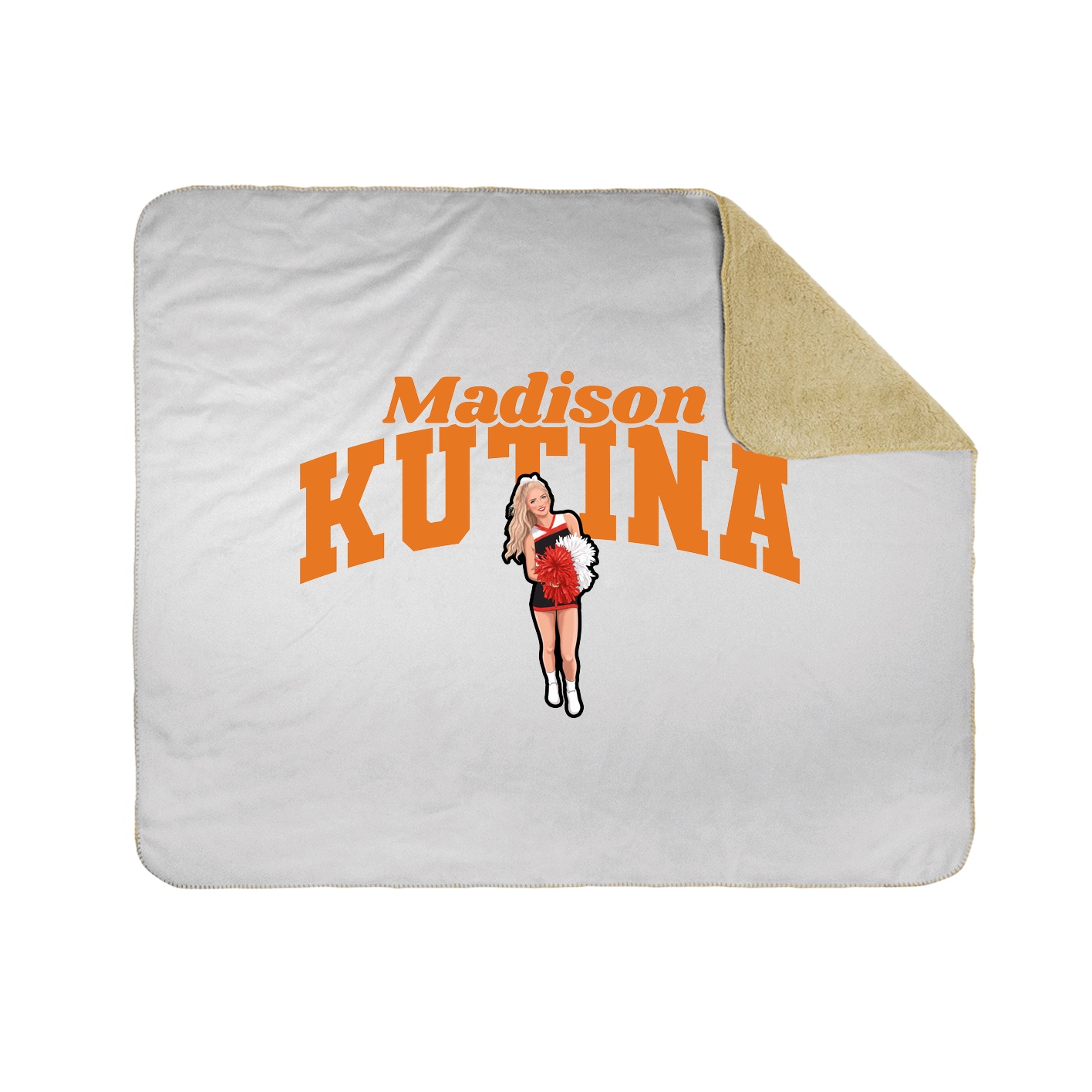 Throw Blanket — Signature Arch in White