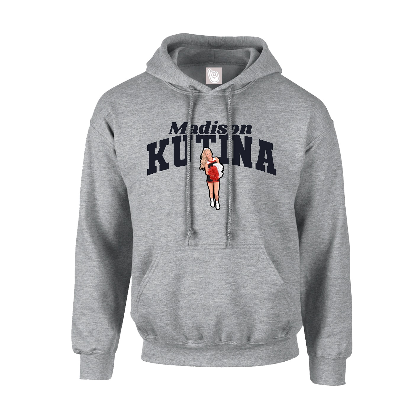 Hoodie — Signature Arch in Grey