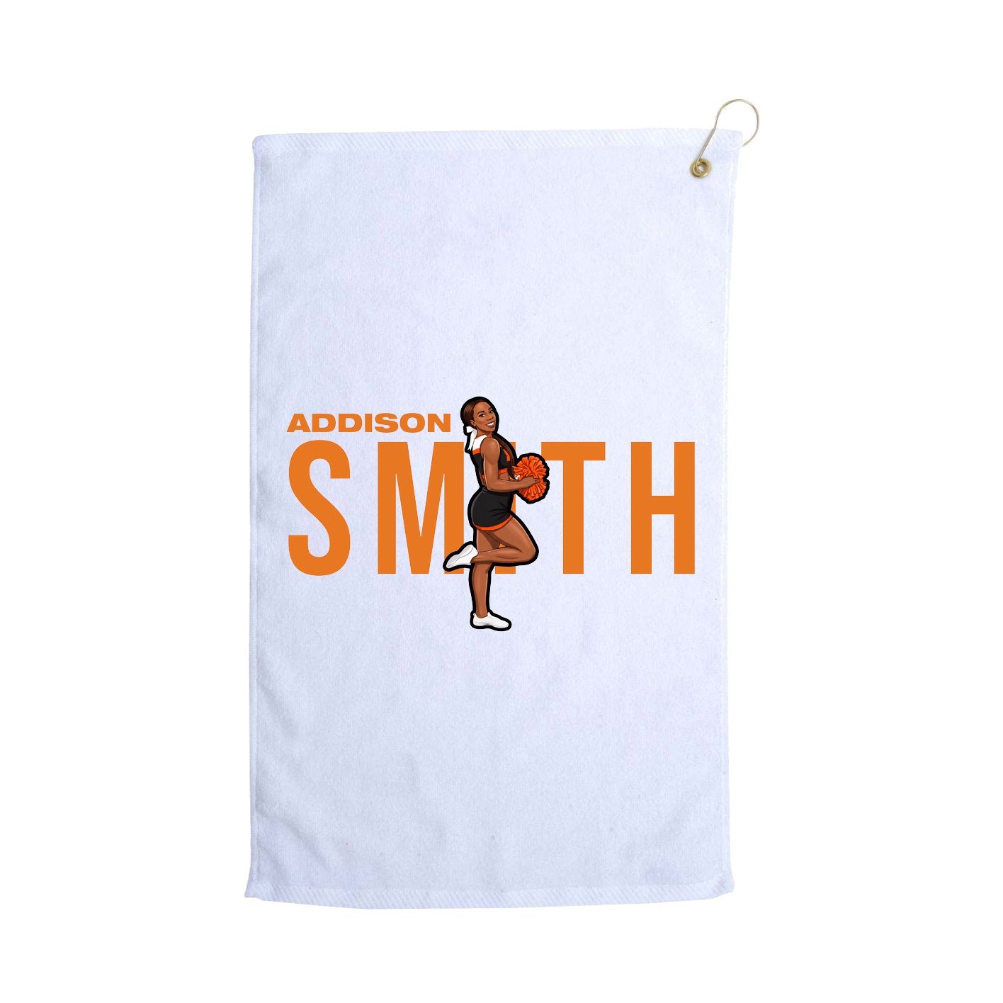Golf Towel — Player Name in White