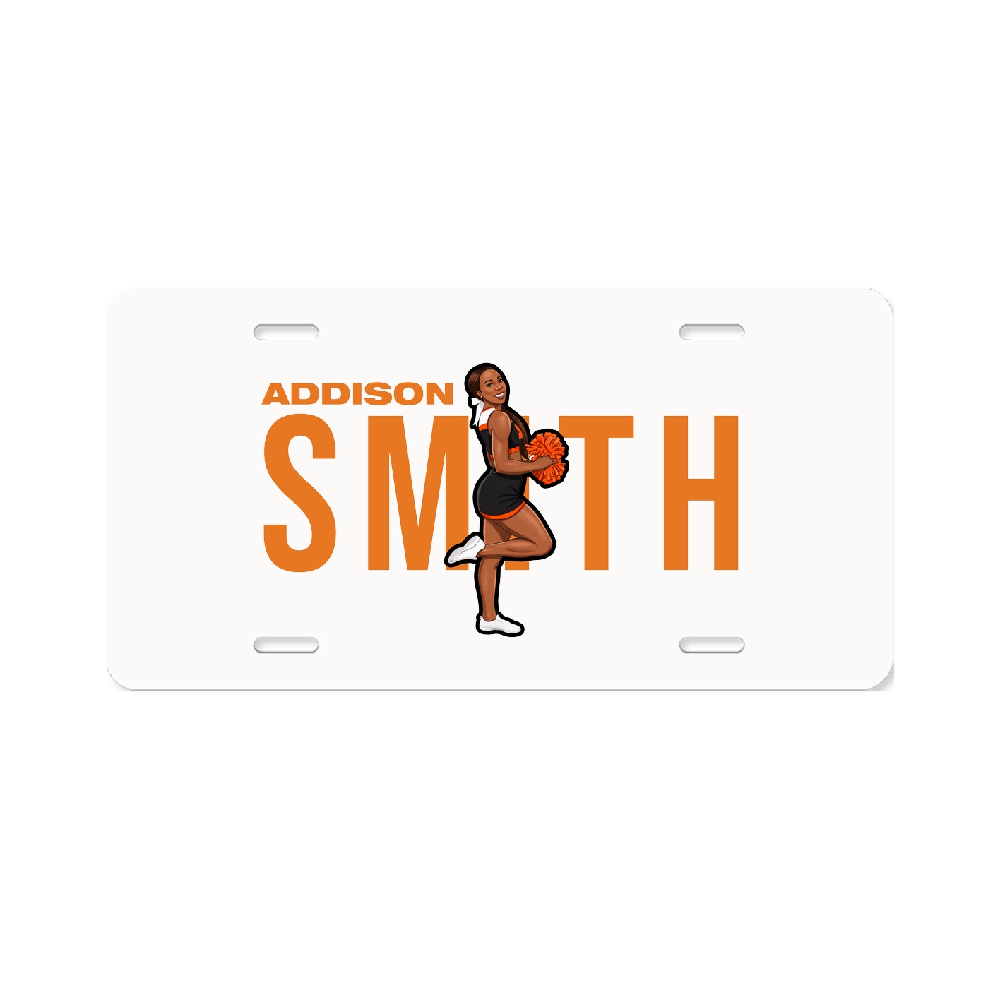 License Plate — Player Name in Classic