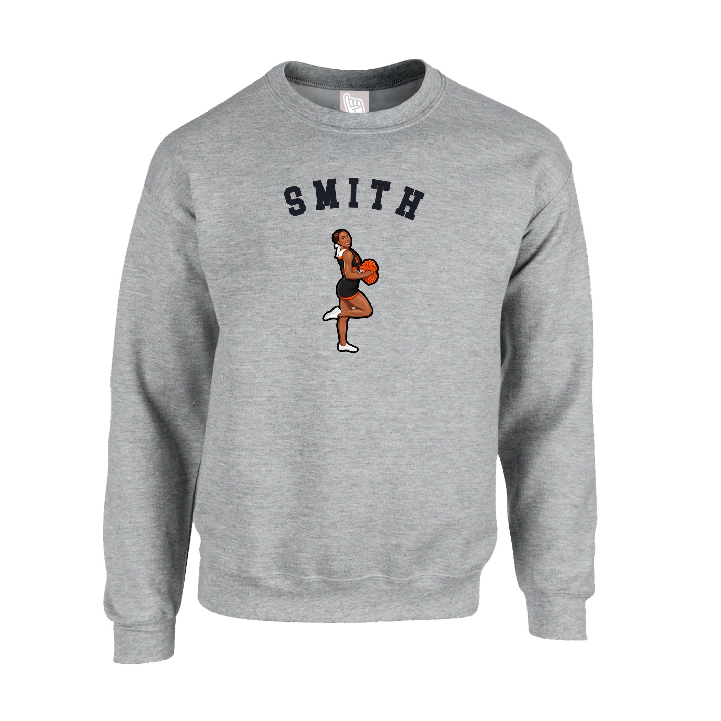 Fleece Crew — Shirsey Arch in Grey