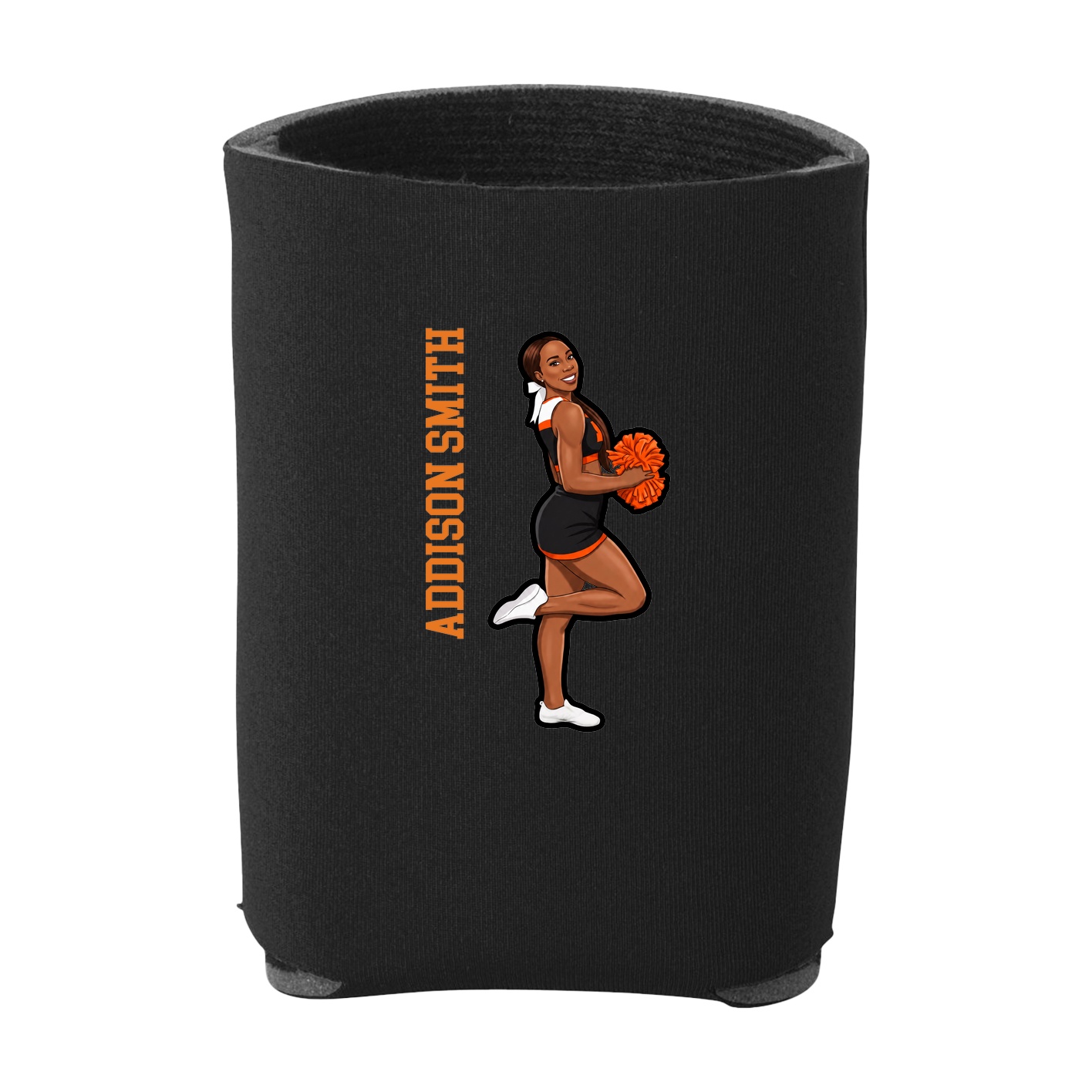Can Holder — Name Vertical in Black
