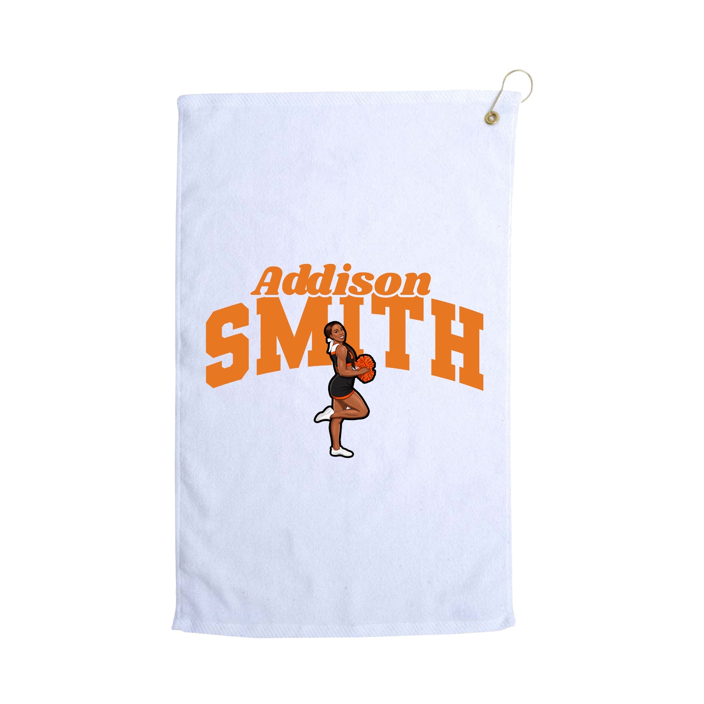 Golf Towel — Signature Arch in White