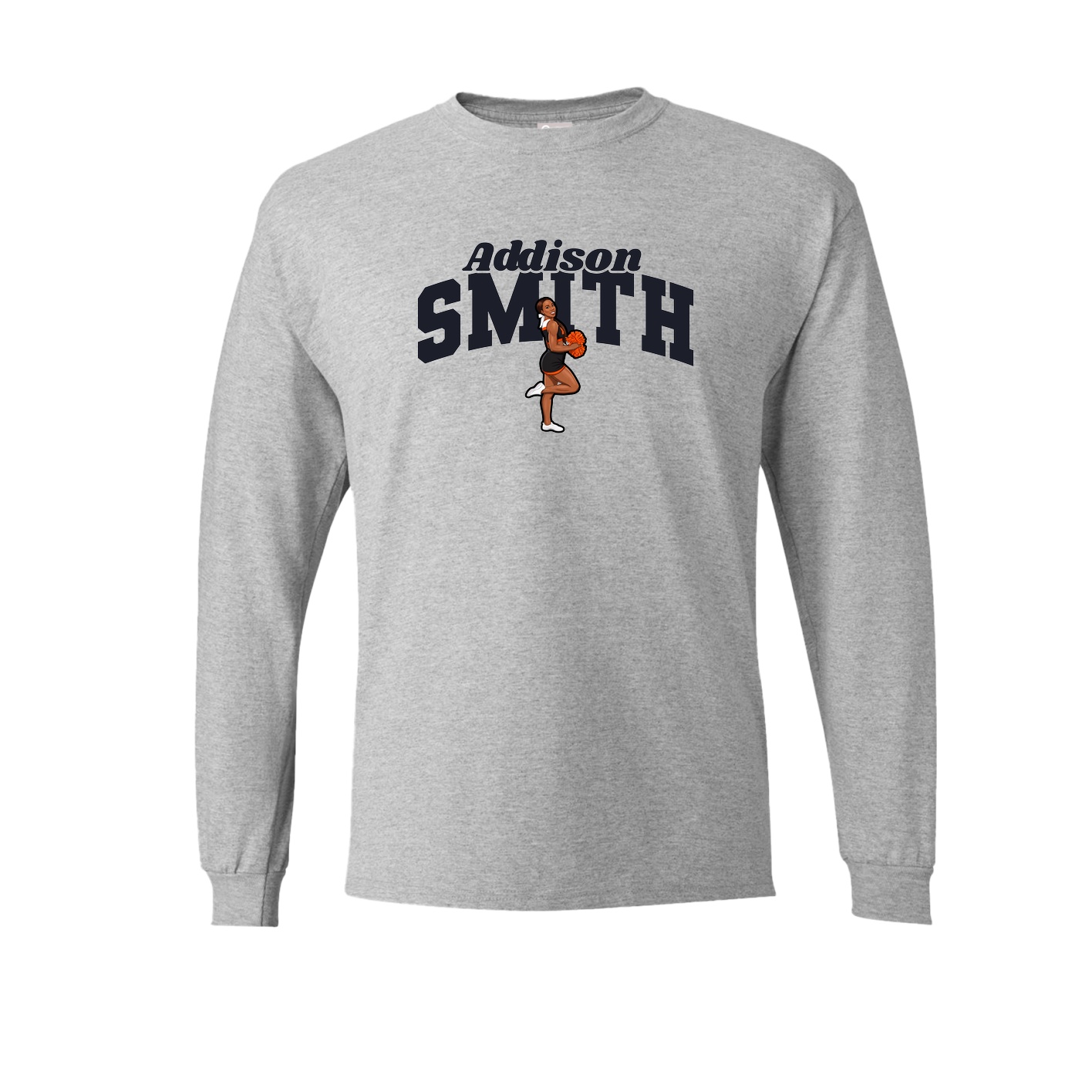 Long Sleeve Tee — Signature Arch in Grey