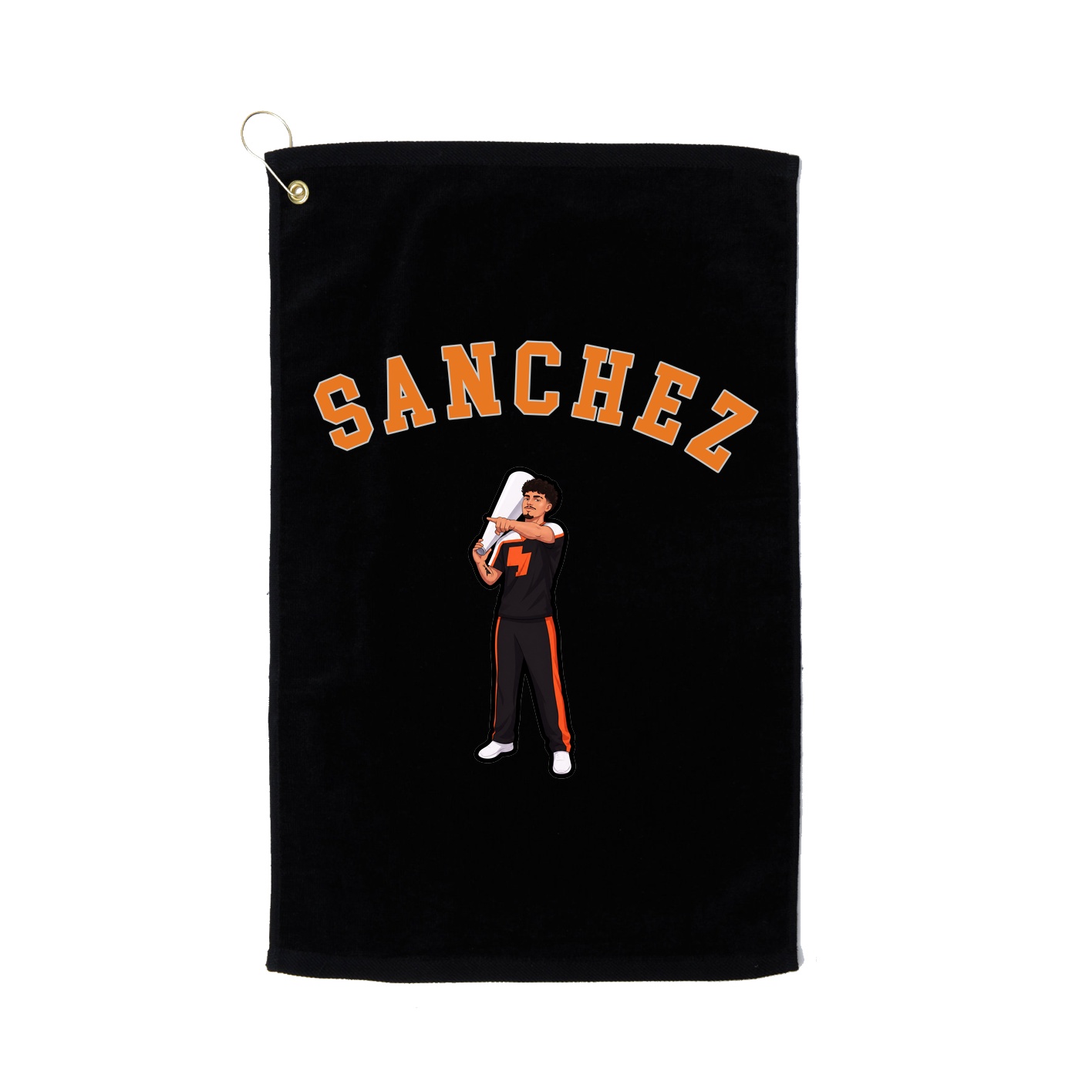Golf Towel — Shirsey Arch in Black