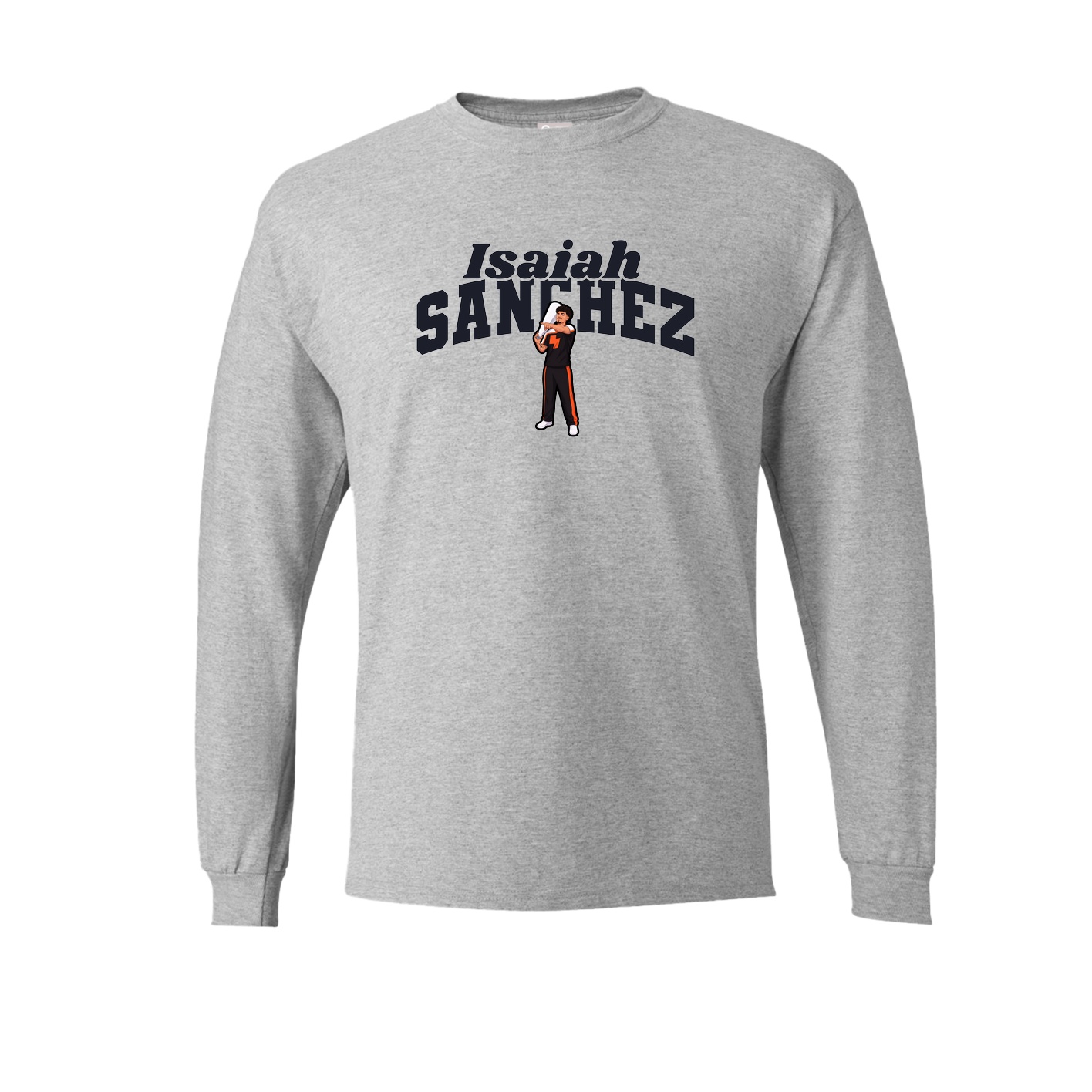 Long Sleeve Tee — Signature Arch in Grey