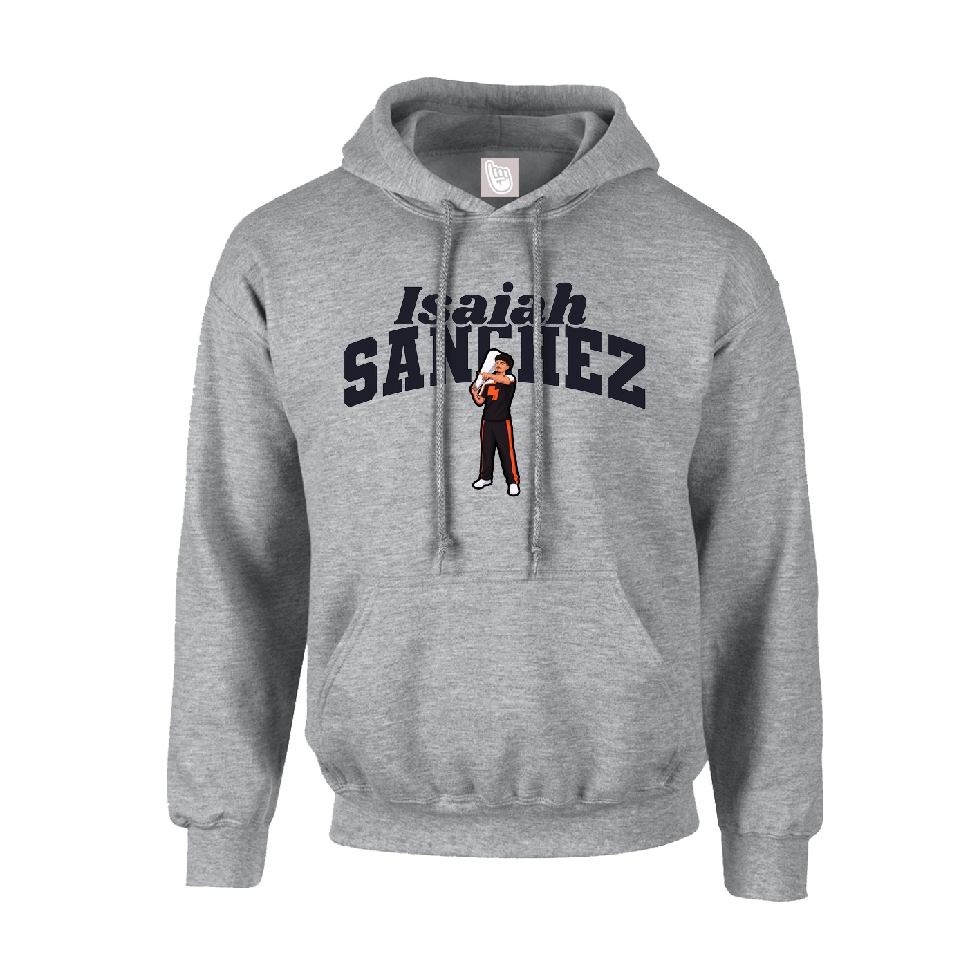 Hoodie — Signature Arch in Grey