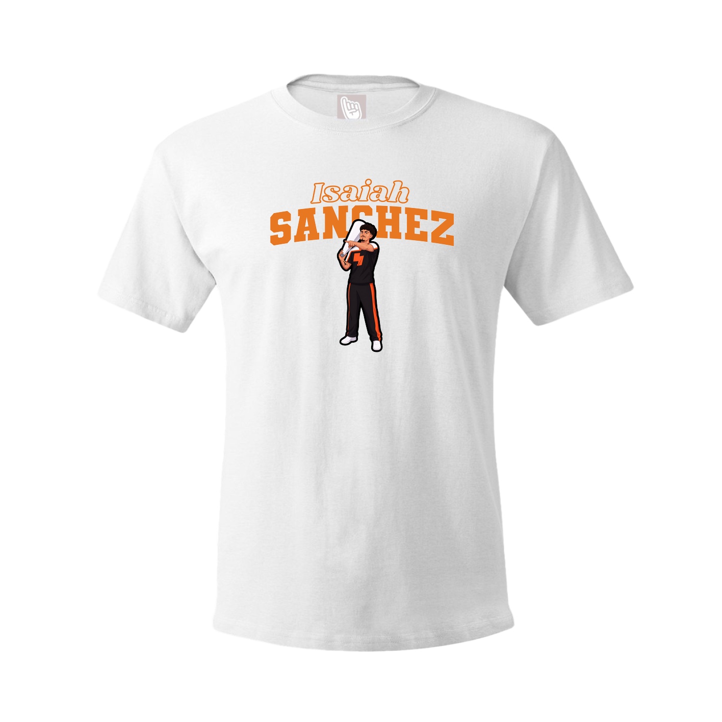 Tee — Name Arch in White