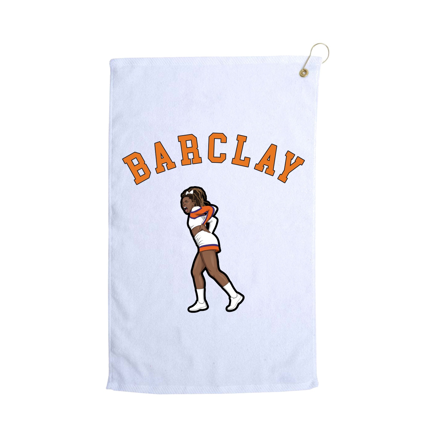 Golf Towel — Shirsey Arch in White