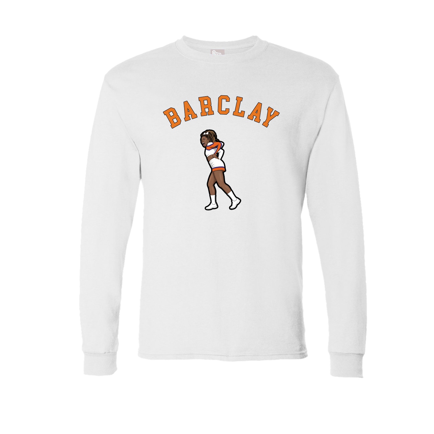 Long Sleeve Tee — Shirsey Arch in White