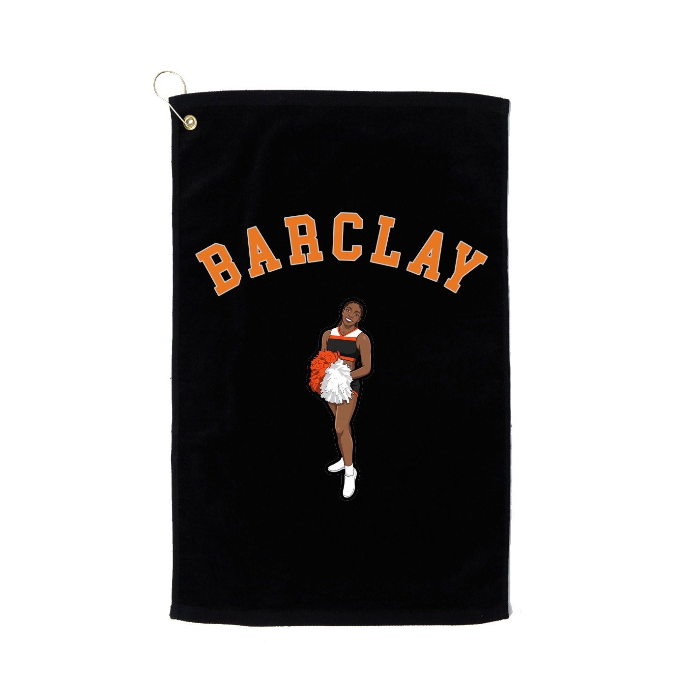 Golf Towel — Shirsey Arch in Black